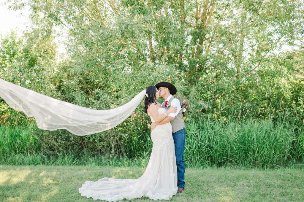 Flying Veil Photos - Alberta Wedding Photographer